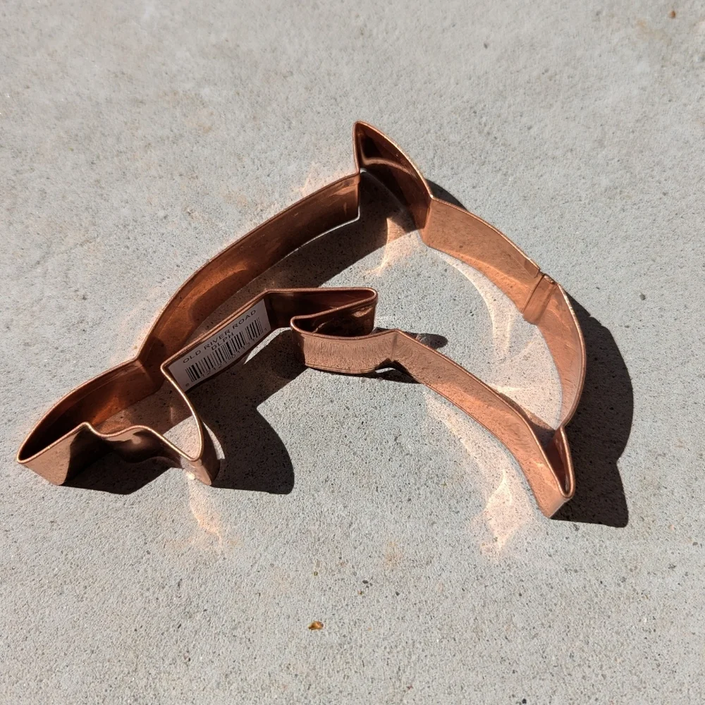 Old River Road Dolphin Copper Cookie Cutter